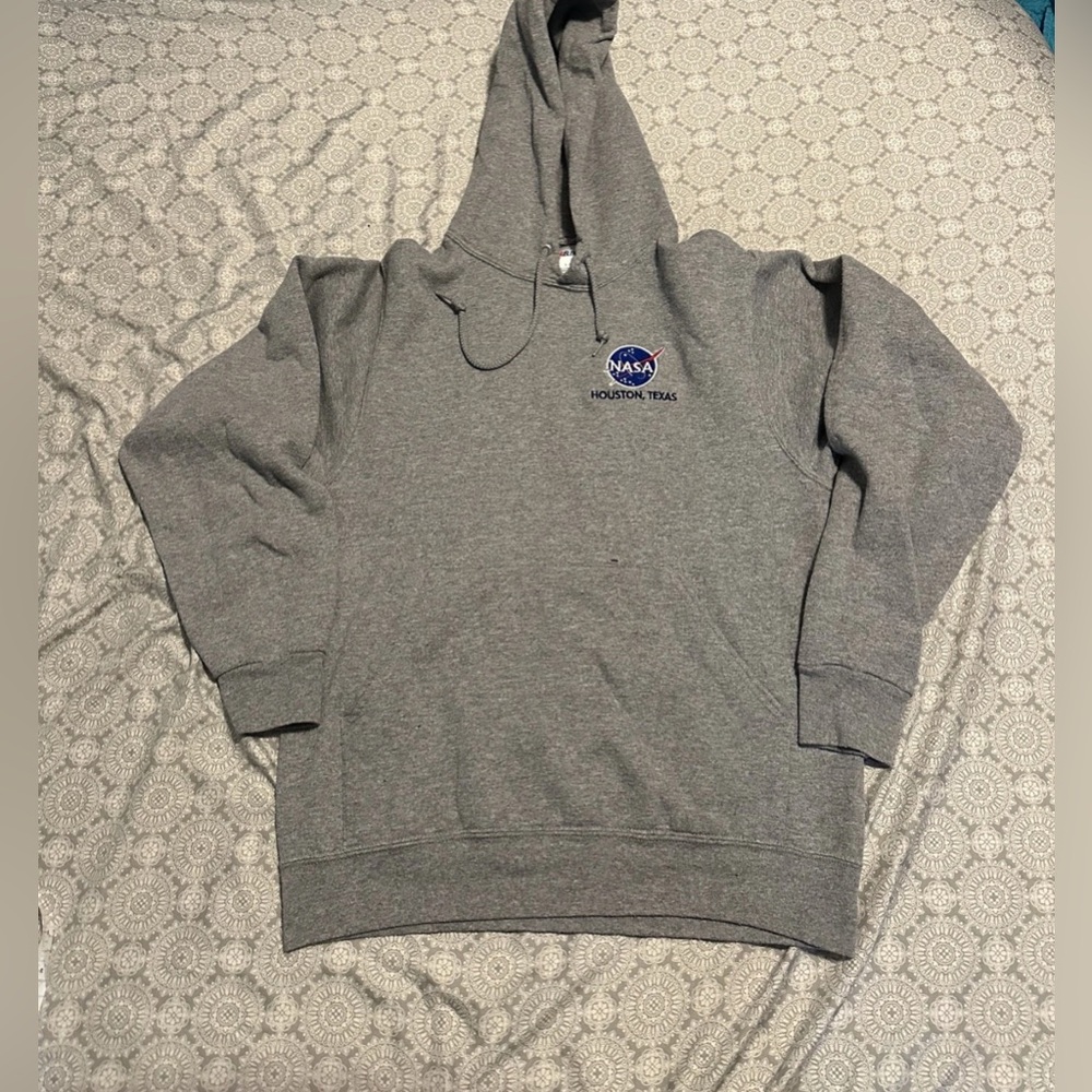 Vintage NASA Houston Texas Johnson Space Center Hoodie Small